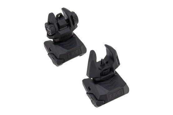The FAB Defense Front/Rear Slip Up sights are a low-profile, durable, lightweight sight that guarantee the user greater accuracy and aim in every shot